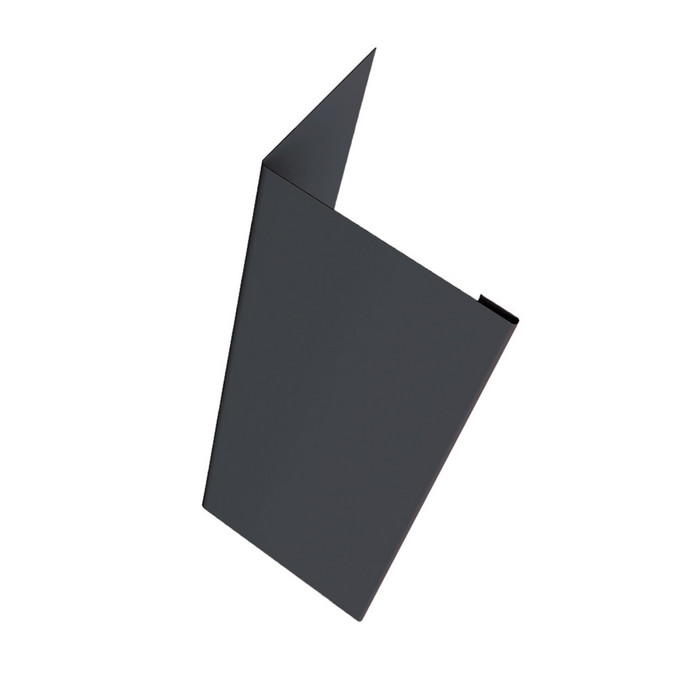 Нащельник 125 Texas 25х35 0,5 Satin с пленкой RAL 7024 мокрый асфальт (L1,8)