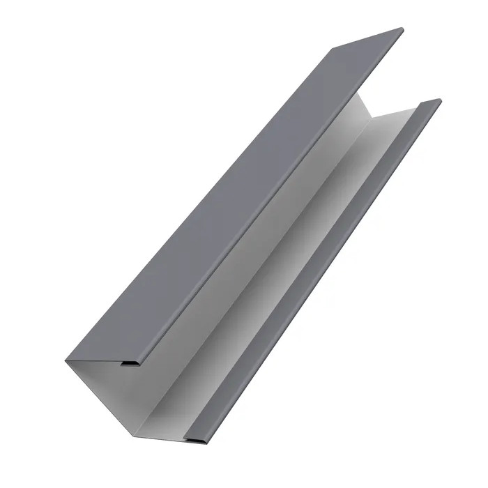 Крышка жалюзи Milan Slim 0,45 PE с пленкой RAL 7004 сигнальный серый (2м)