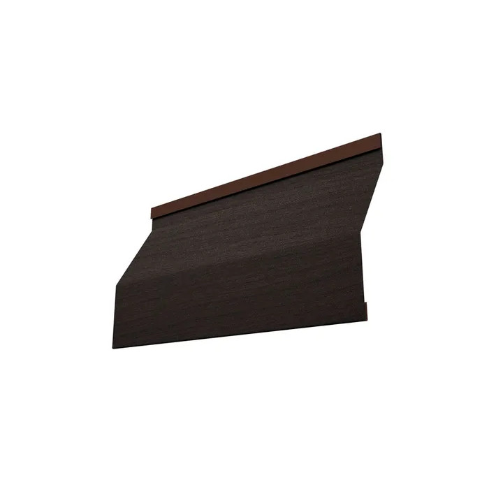 Ламель жалюзи Milan Slim 0,45 Print Elite с пленкой Coffee Wood TwinColor